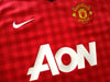 2012/13 Man Utd Home Champions League Football Shirt. Rooney #10 (S)