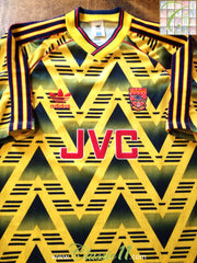1991/92 Arsenal Away Football Shirt (XL)