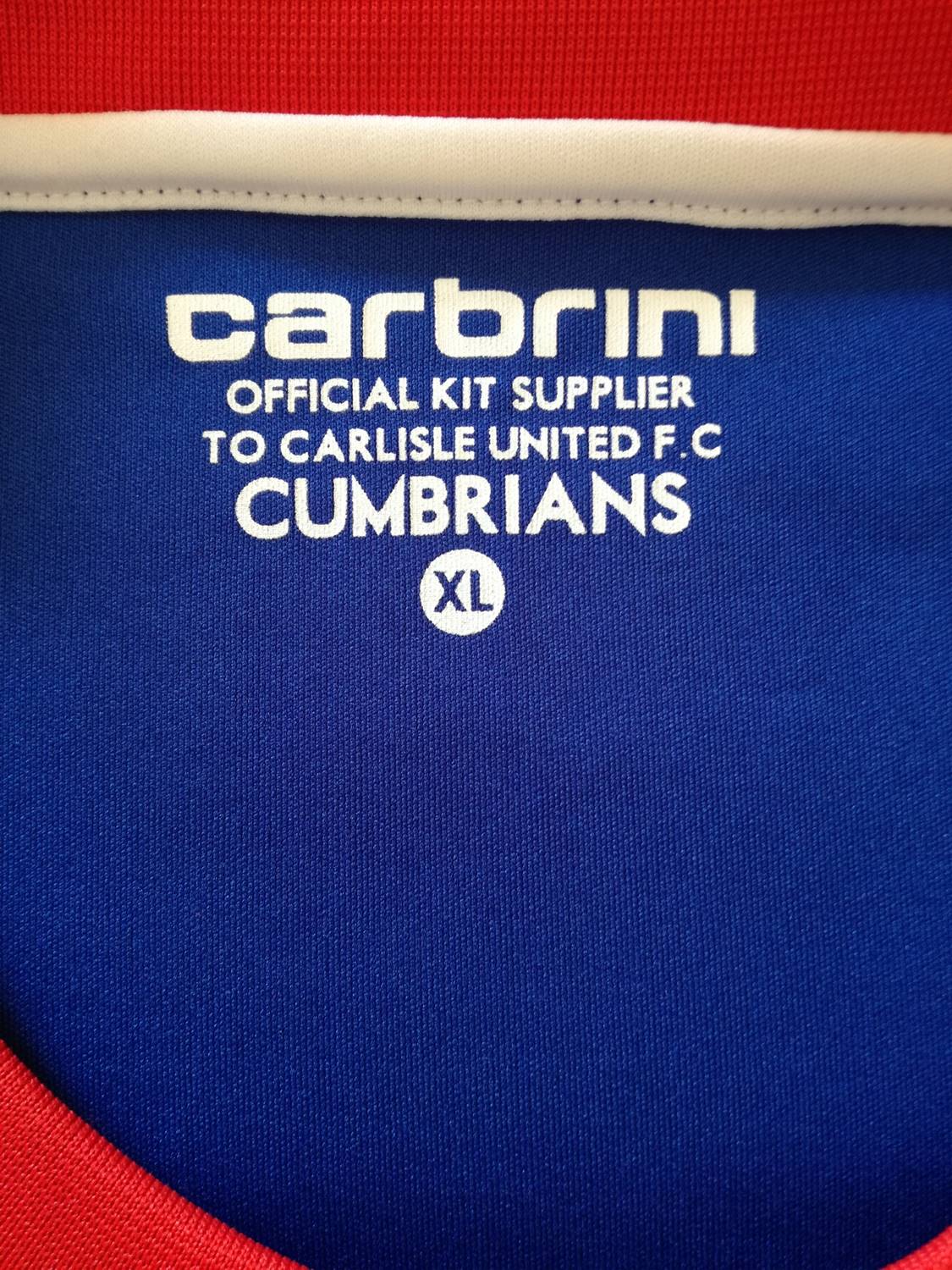 2011/12 Carlisle United Home Football Shirt (XL)