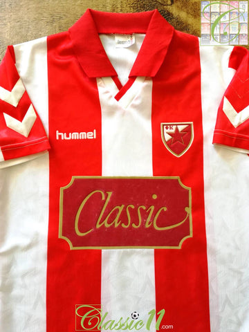 1991/92 Red Star Belgrade Home Football Shirt (L)