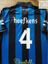 2012/13 Club Brugge Home Football Shirt Hoefkens #4 (M) *BNWT*