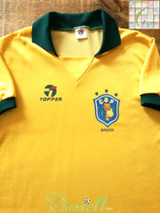 1988/89 Brazil Home Football Shirt