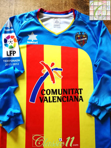 2011/12 Levante 3rd La Liga Long Sleeve Football Shirt