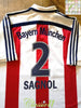 2000/01 Bayern Munich Away Football Shirt Sagnol #2 (XL)