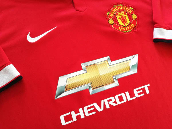 2014/15 Man Utd Home Premier League Football Shirt Falcao #9 (S)