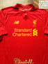 2016/17 Liverpool Home Premier League Football Shirt Emre Can #23 (S)