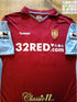 2006/07 Aston Villa Home Premier League Football Shirt Berger #23 (XL)