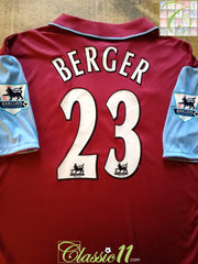 2006/07 Aston Villa Home Premier League Football Shirt Berger #23 (XL)