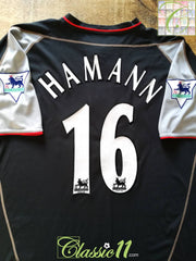 2002/03 Liverpool Away Premier League Football Shirt Hamann #16 (XL)