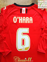 2013/14 MK Dons SET Away Football Shirt O'Hara #6