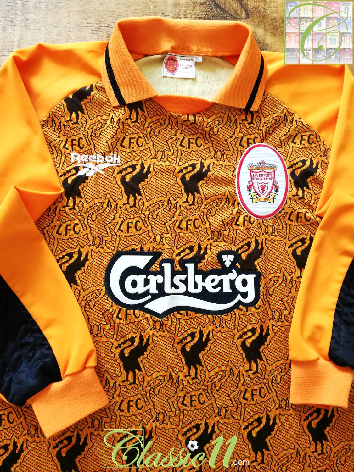 1996/97 Liverpool Goalkeeper Football Shirt (K)