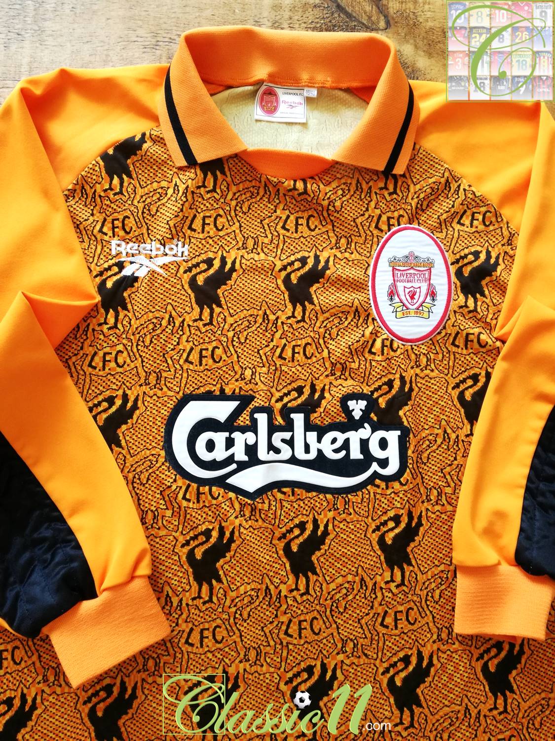 1996/97 Liverpool Goalkeeper Football Shirt. (K)