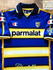 2003/04 Parma Home Football Shirt Adriano #9 (L)