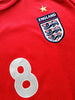 2004/05 England Away Football Shirt Scholes #8 (XL)