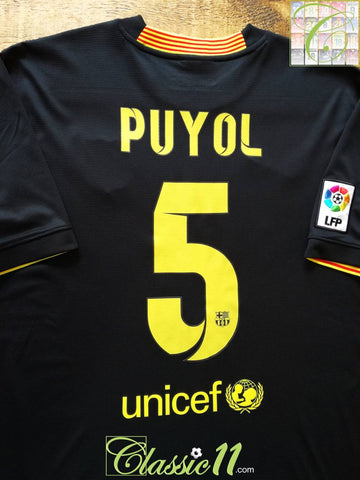 2013/14 Barcelona 3rd La Liga Football Shirt Puyol #5 (XL)