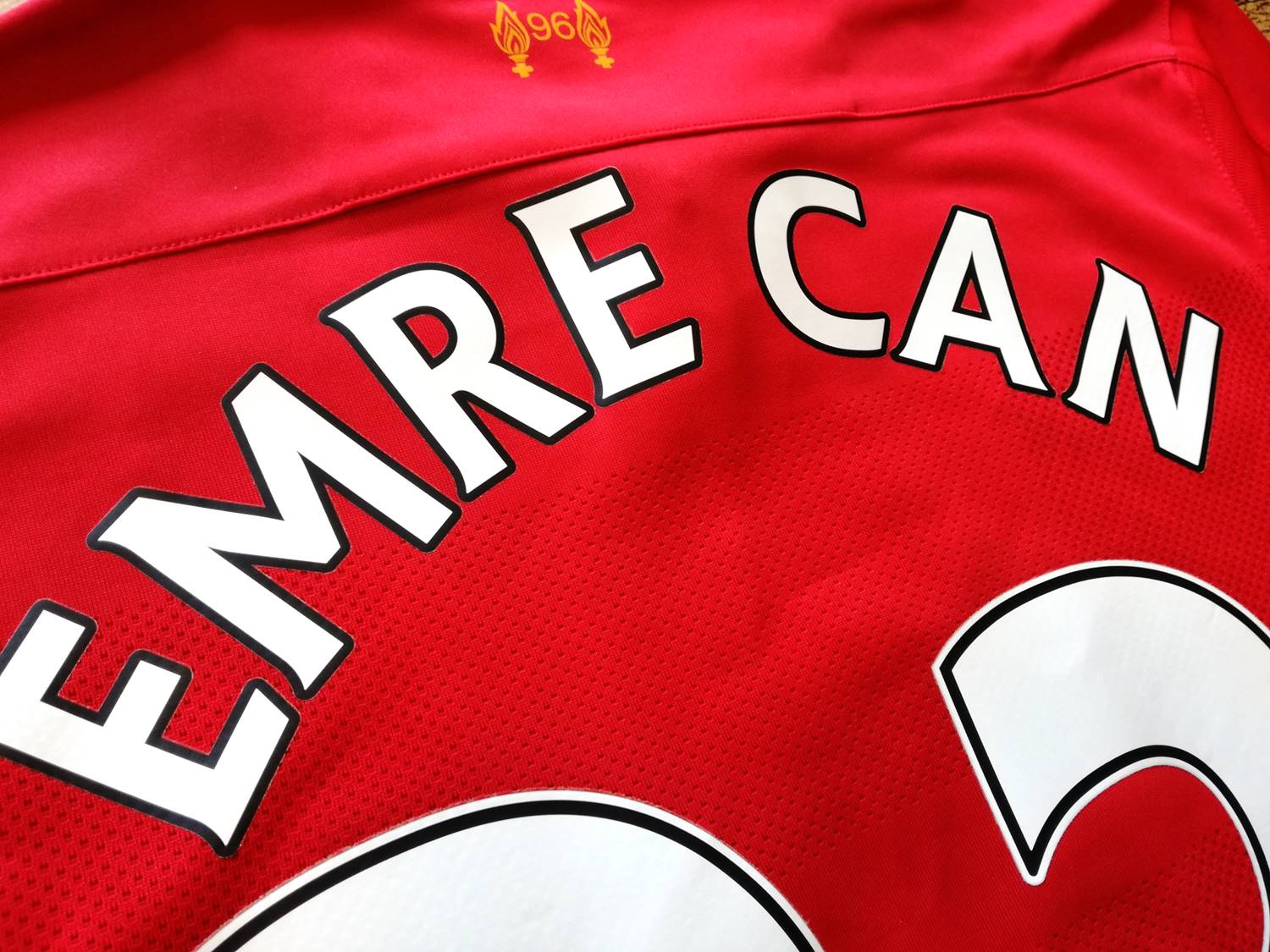 2016/17 Liverpool Home Premier League Football Shirt Emre Can #23 (S)