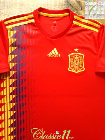 2018/19 Spain Home Football Shirt (XXL)