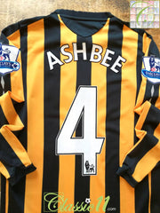2008/09 Hull City Home Premier League Long Sleeve Football Shirt Ashbee #4