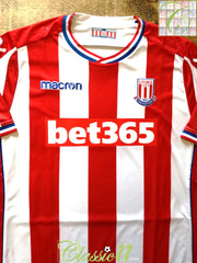 2017/18 Stoke City Home Football Shirt (XL) (Size 18)