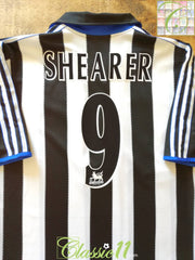 1999/00 Newcastle United Home Premier League Football Shirt Shearer #9 (L)