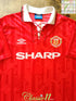 1992/93 Man Utd Home Football Shirt Giggs #11 (XXL)