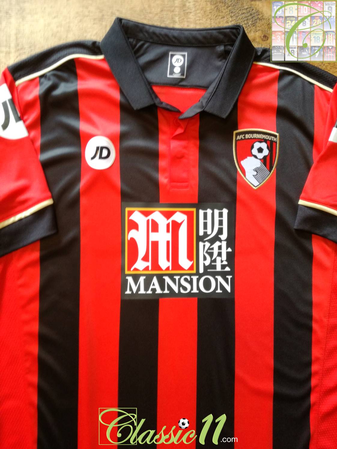 2016/17 Bournemouth Home Football Shirt