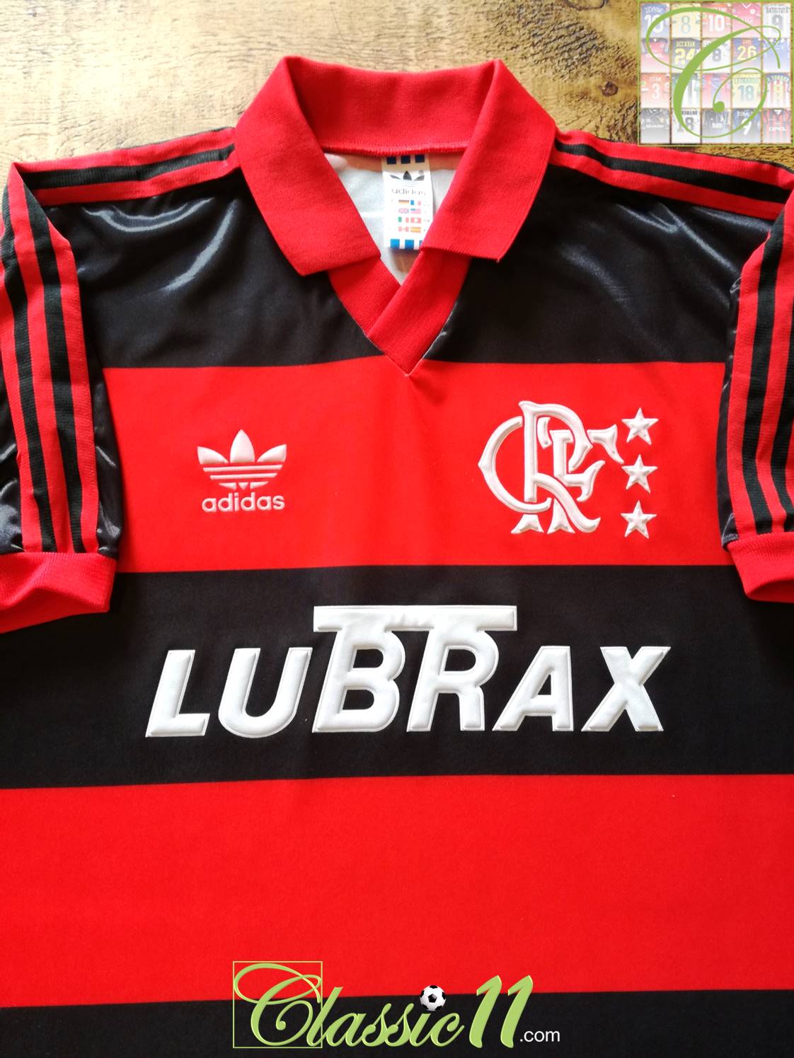 1990/91 Flamengo Home Football Shirt (L)