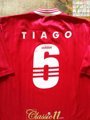 1997/98 Benfica Home Football Shirt Tiago #6 (M)