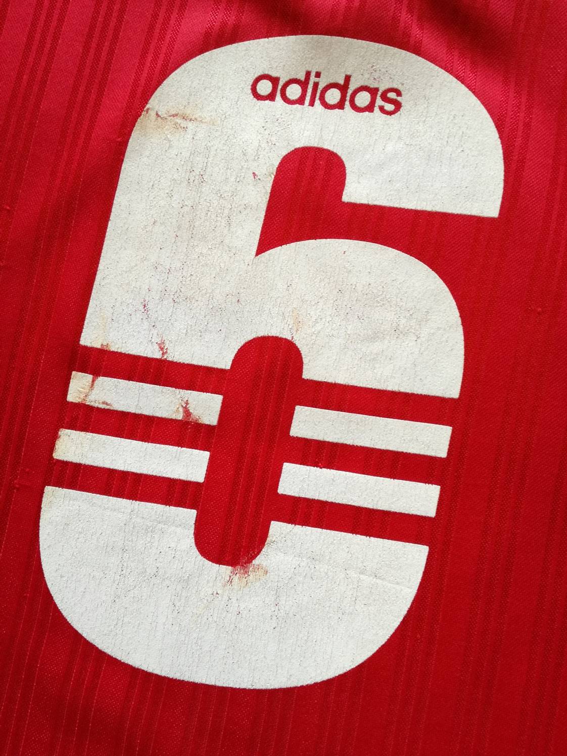 1997/98 Benfica Home Football Shirt Tiago #6 (M)