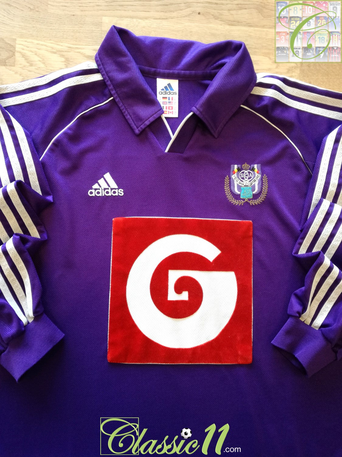 1999/00 Anderlecht Away Player Issue Football Shirt. #17 (XL)