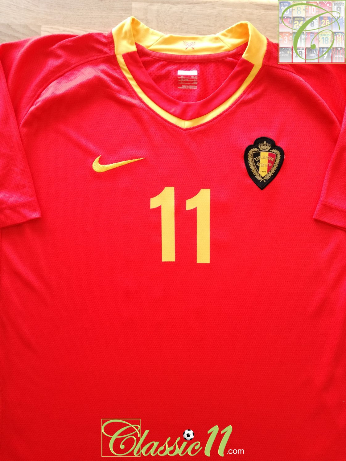 2008/09 Belgium Home Player Issue Football Shirt #11 (XXL)