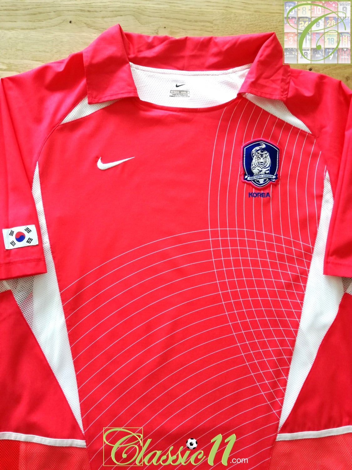 2002/03 South Korea Home Player Issue Football Shirt (L)