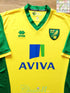 2013/14 Norwich City Home Football Shirt (XL)