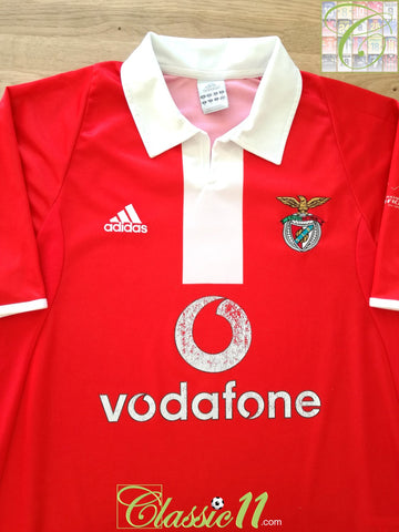 2003/04 Benfica Home Centenary Football Shirt