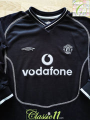 2000/01 Man Utd Goalkeeper Football Shirt. (B)