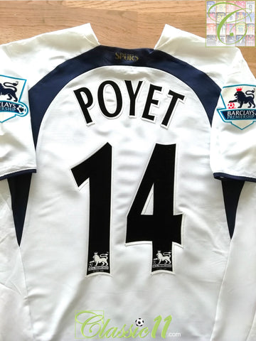 2006/07 Tottenham Home Premier League Football Shirt Poyet #14 (S)