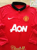2013/14 Man Utd Home Long Sleeve Football Shirt