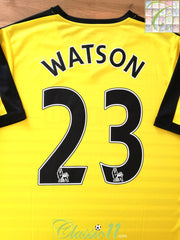2015/16 Watford Home Premier League Football Shirt Watson #23 (L)