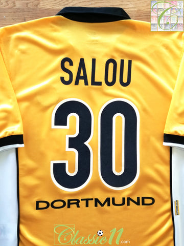 1998/99 Borussia Dortmund Home Football Shirt Salou #30 (M)