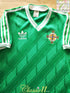 1986/87 Northern Ireland Home Football Shirt (M)