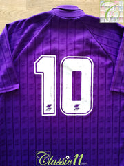 1989/90 Fiorentina Home Football Shirt (Baggio) #10 (XL)
