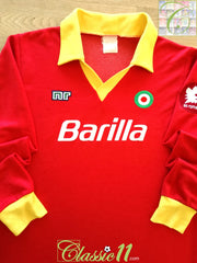 1986/87 Roma Home Football Shirt. (L)