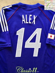 2002/03 Japan Home Player Issue Football Shirt Alex #14 (XL)