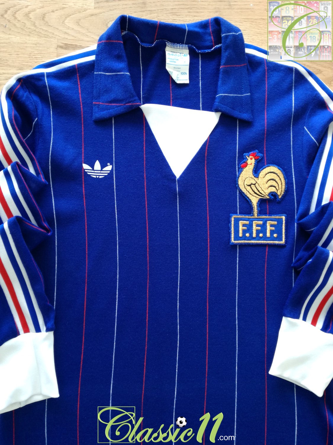 1980/81 France Home Football Shirt. (S)