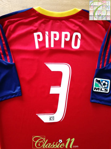 2010 Real Salt Lake Home MLS Football Shirt Pippo #3 (XL)