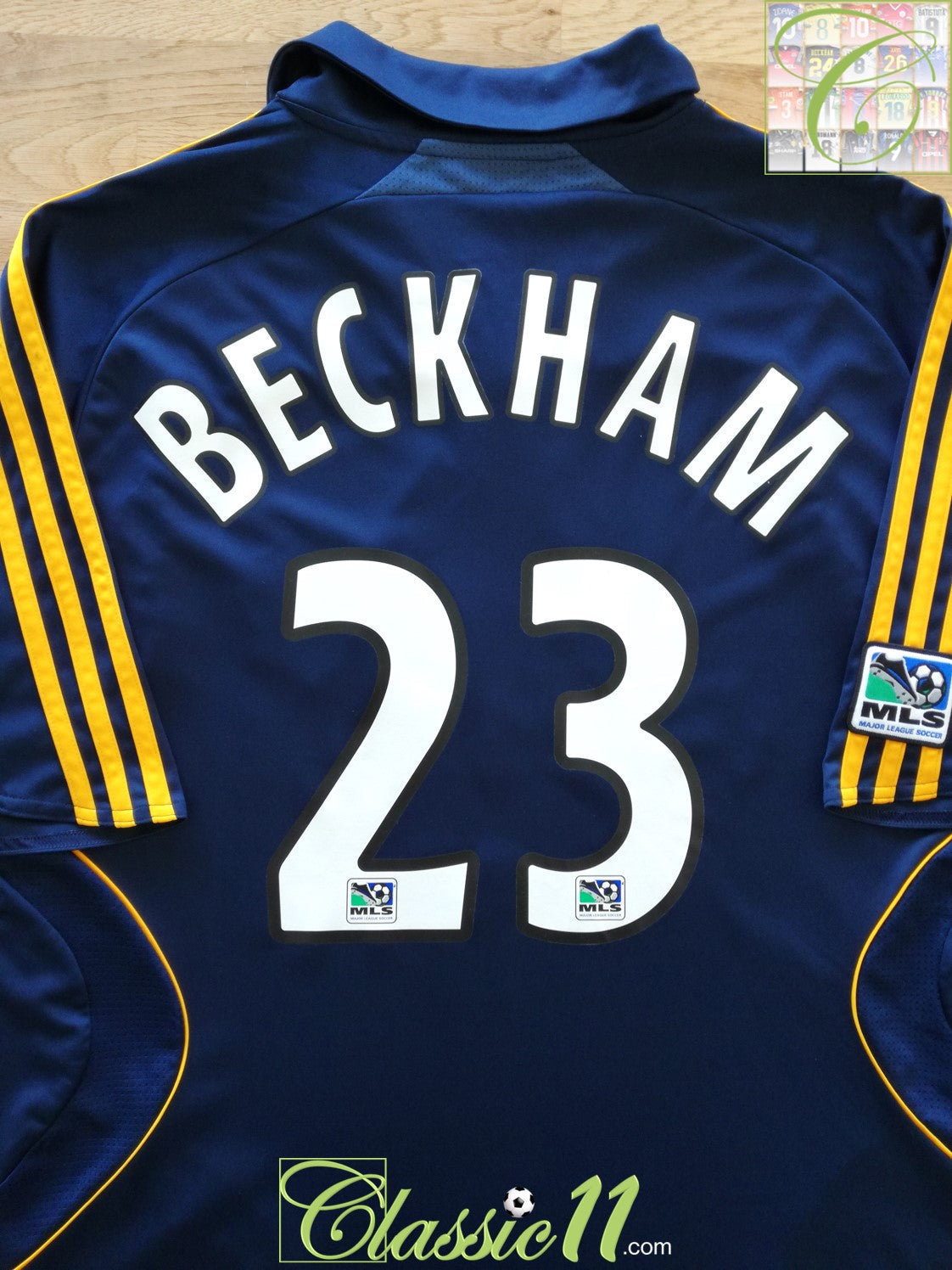 2007 LA Galaxy Away MLS Football Shirt Beckham #23