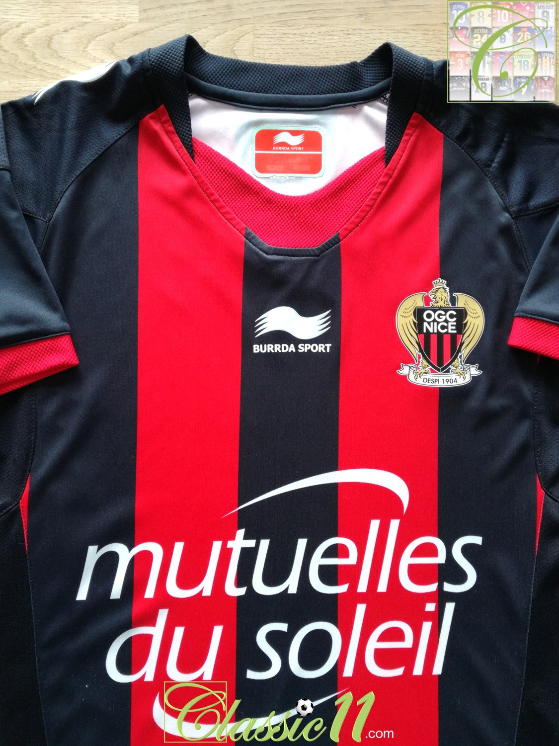 2013/14 OGC Nice Home Football Shirt (S)