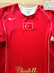 2004/05 Turkey Home Football Shirt (XXL)