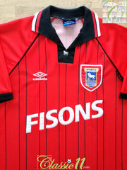 1993/94 Ipswich Town Away Football Shirt (XXL)