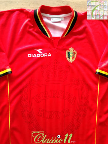 1996/97 Belgium Home Football Shirt